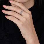 Crown Peaks Diamond Ring