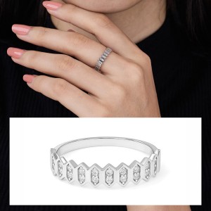 Crown Peaks Diamond Ring
