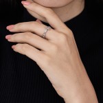 Linked Bar Diamond Ring
