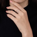 Radiant Balance Diamond Ring
