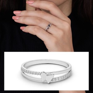 Butterfly Grace Diamond Ring