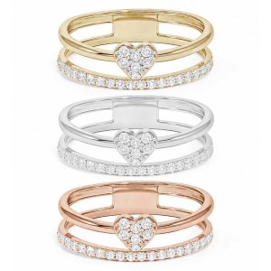 Forever Heart Diamond Ring