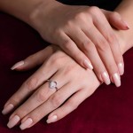 Eternal Teardrop Diamond Ring