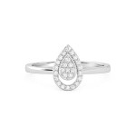 Eternal Teardrop Diamond Ring