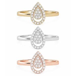Eternal Teardrop Diamond Ring
