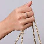 Infinity Link Diamond Ring