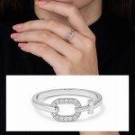Infinity Link Diamond Ring