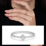 Twist Diamond Ring