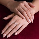 Twist of Light Diamond Ring