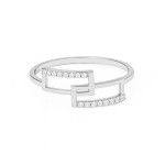 Modern Harmony Diamond Ring