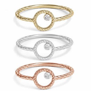 Circle of Light Diamond Ring