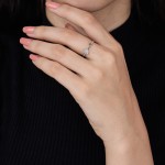 Heart’s Embrace Diamond Ring