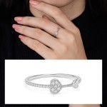 Heart’s Embrace Diamond Ring