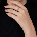 Geometric Charm Diamond Ring