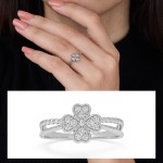 Blossom Charm Diamond Ring