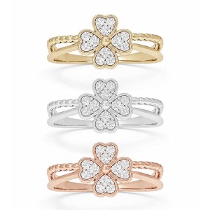Blossom Charm Diamond Ring