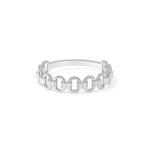 Diamond Chain Link Ring