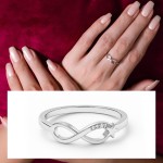 Starlight Infinity Diamond Ring