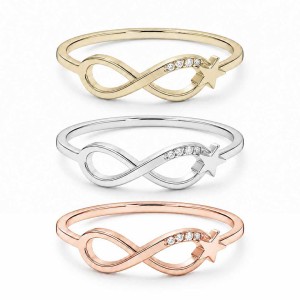 Starlight Infinity Diamond Ring