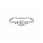 Radiant Diamond Shape Ring