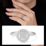 Timeless Halo Diamond Ring