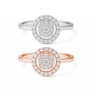 Timeless Halo Diamond Ring