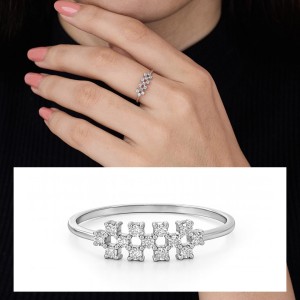 Diamond Matrix Ring