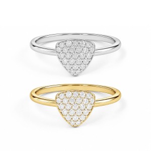 Radiant Triangle Diamond Ring