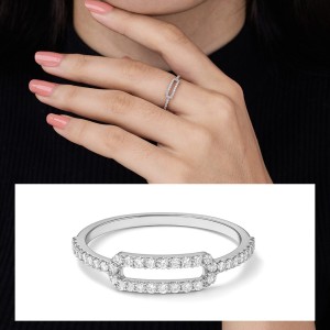 Diamond Link Elegance Ring