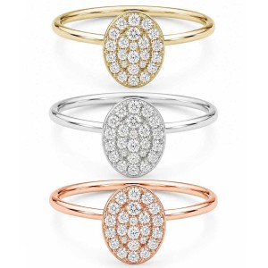 Oval Radiance Diamond Ring