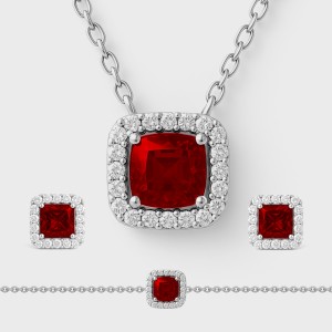 White Gold Diamond Elegance Set