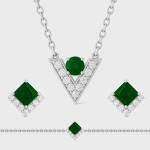 White Gold Serenity Diamond Set